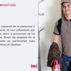 Gilles Emmanuel rentre chez lui, il porte des sacs de course
