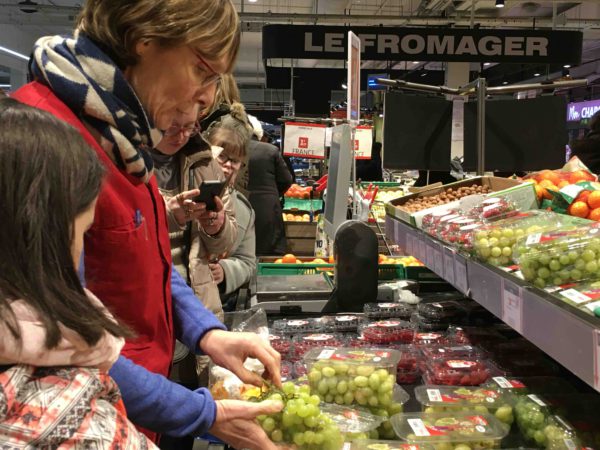Etal de fruits & légumes Auchan 31
