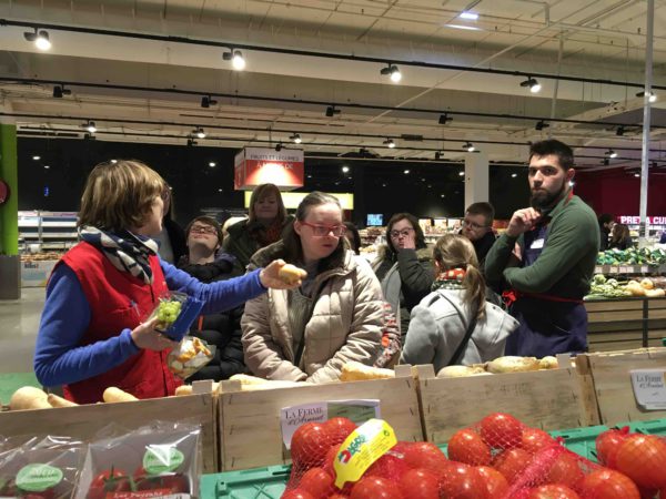 Etal de fruits & légumes Auchan 50